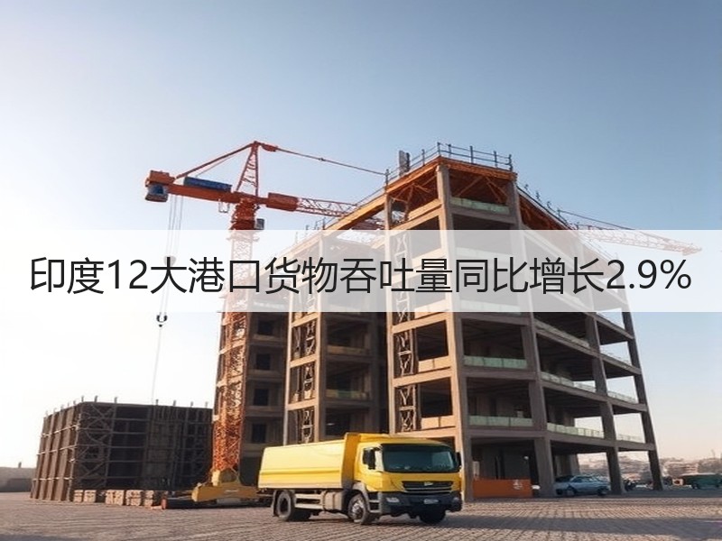 印度12大港口货物吞吐量同比增长2.9% 印度12大港口货物吞吐量同比增长2.9%