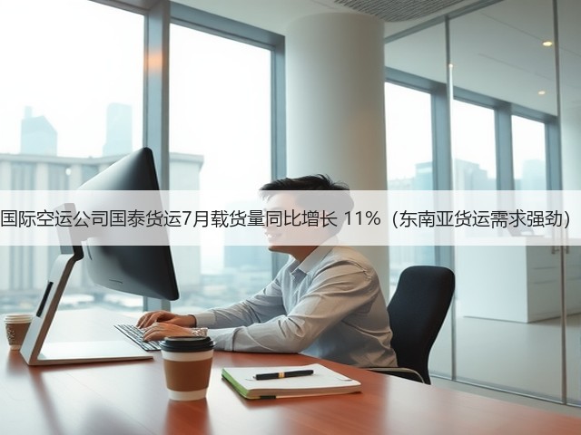 国际空运公司国泰货运7月载货量同比增长 11%（东南亚货运需求强劲）(图1)