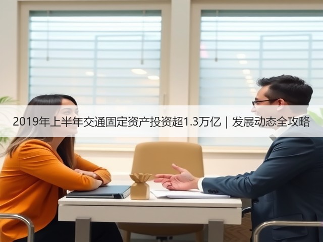 2019年上半年交通固定资产投资超1.3万亿|发展动态全攻略(图1) 2019年上半年交通固定资产投资超1.3万亿|发展动态全攻略(图1)