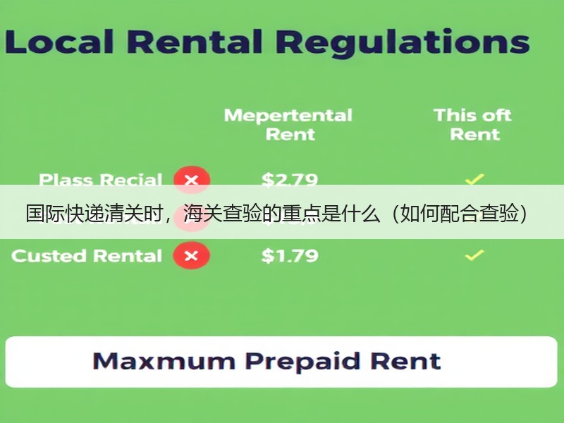 国际快递清关时，海关查验的重点是什么（如何配合查验）