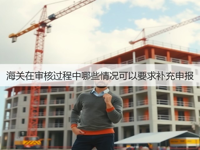 海关在审核过程中哪些情况可以要求补充申报(图2)