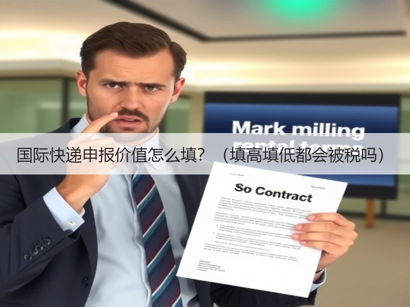 国际快递申报价值怎么填？（填高填低都会被税吗）
