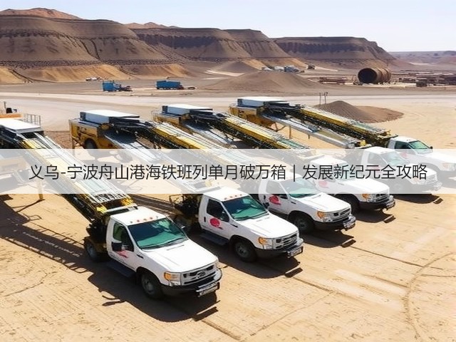 义乌-宁波舟山港海铁班列单月破万箱|发展新纪元全攻略(图1) 义乌-宁波舟山港海铁班列单月破万箱|发展新纪元全攻略(图1)