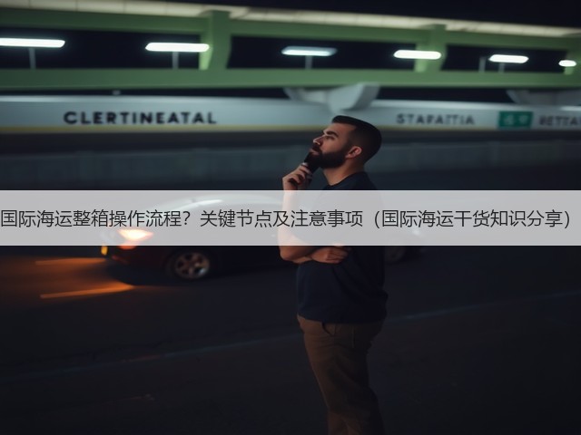 国际海运整箱操作流程?关键节点及注意事项(国际海运干货知识分享)(图1) 国际海运整箱操作流程?关键节点及注意事项(国际海运干货知识分享)(图1)