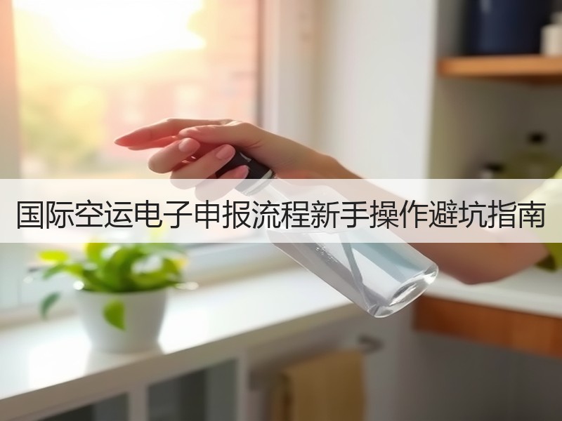 国际空运电子申报流程新手操作避坑指南