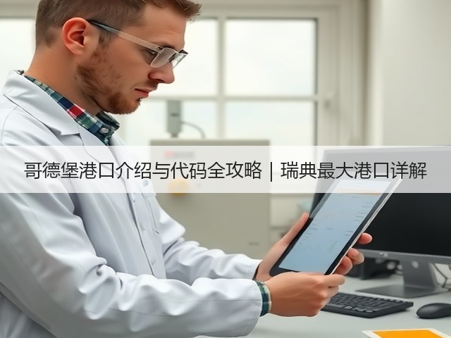 哥德堡港口介绍与代码全攻略｜瑞典最大港口详解(图3)