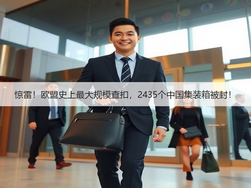 惊雷!欧盟史上最大规模查扣,2435个中国集装箱被封! 惊雷!欧盟史上最大规模查扣,2435个中国集装箱被封!