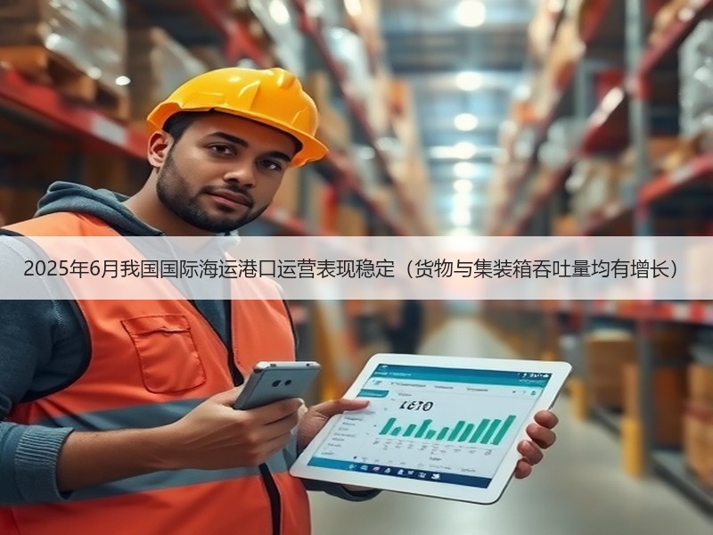 2025年6月我国国际海运港口运营表现稳定（货物与集装箱吞吐量均有增长）