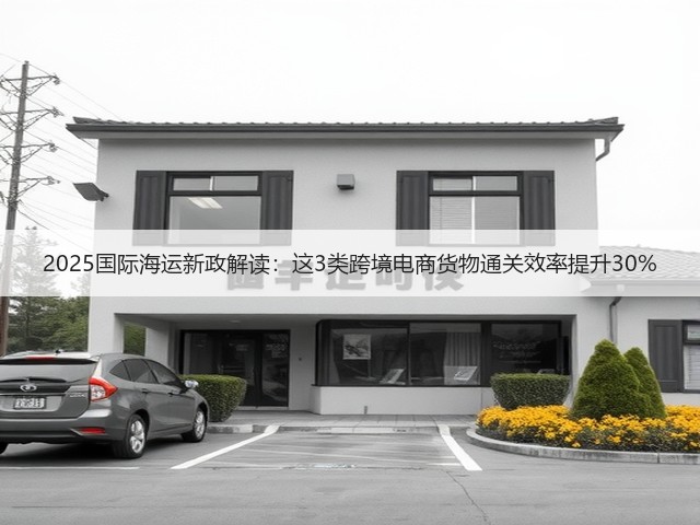 2025国际海运新政解读：这3类跨境电商货物通关效率提升30%(图1)