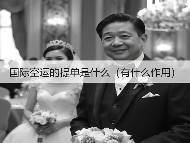 国际空运的提单是什么(有什么作用)(图3) 国际空运的提单是什么(有什么作用)(图3)