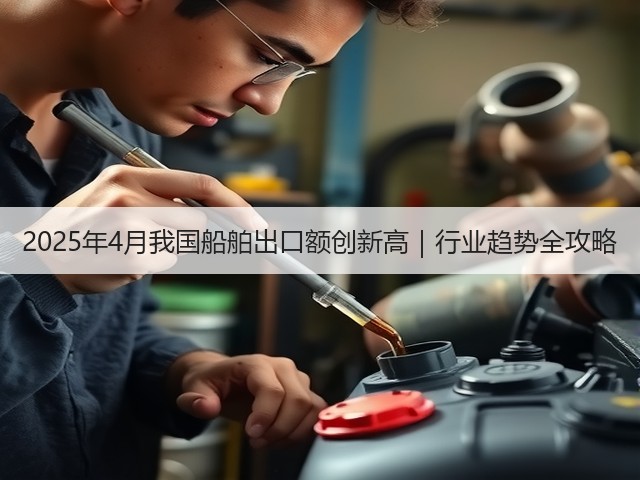 2025年4月我国船舶出口额创新高|行业趋势全攻略(图3) 2025年4月我国船舶出口额创新高|行业趋势全攻略(图3)