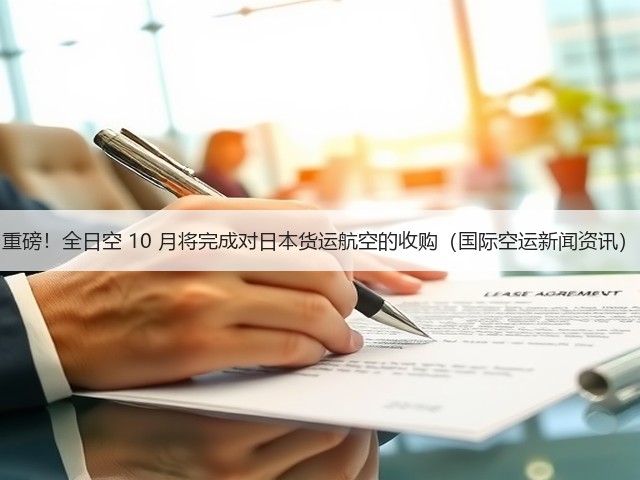 重磅!全日空 10 月将完成对日本货运航空的收购(国际空运新闻资讯)(图1) 重磅!全日空 10 月将完成对日本货运航空的收购(国际空运新闻资讯)(图1)