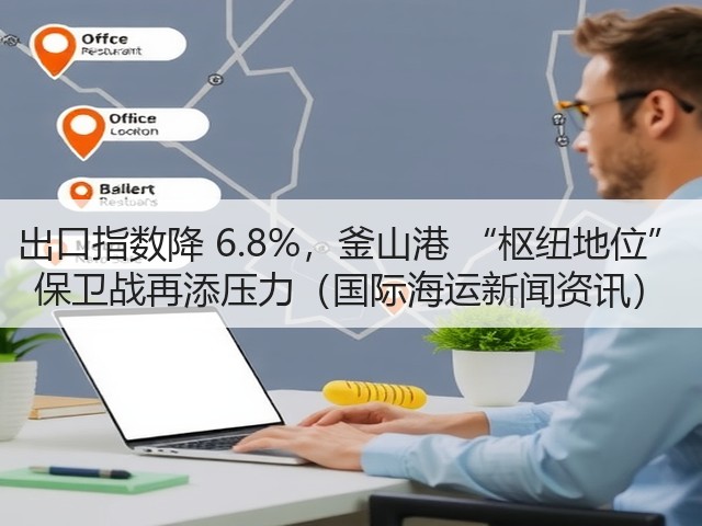 出口指数降 6.8%,釜山港 “枢纽地位” 保卫战再添压力(国际海运新闻资讯)(图1) 出口指数降 6.8%,釜山港 “枢纽地位” 保卫战再添压力(国际海运新闻资讯)(图1)