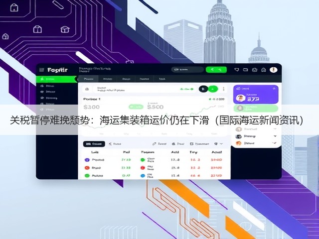 关税暂停难挽颓势:海运集装箱运价仍在下滑(国际海运新闻资讯)(图2) 关税暂停难挽颓势:海运集装箱运价仍在下滑(国际海运新闻资讯)(图2)