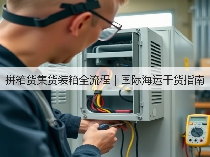 拼箱货集货装箱全流程｜国际海运干货指南