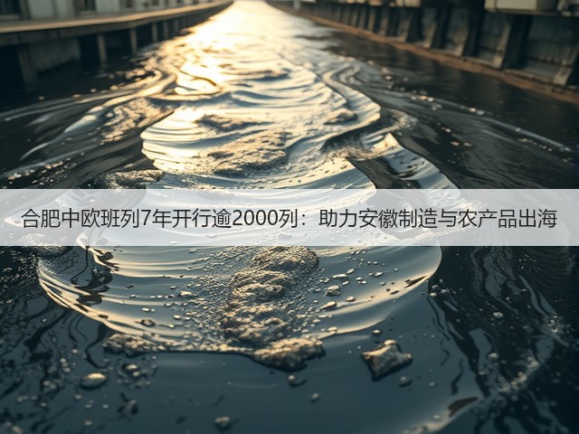 合肥中欧班列7年开行逾2000列：助力安徽制造与农产品出海(图3)