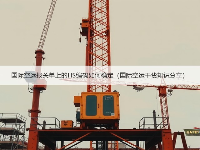 国际空运报关单上的HS编码如何确定(国际空运干货知识分享)(图3) 国际空运报关单上的HS编码如何确定(国际空运干货知识分享)(图3)