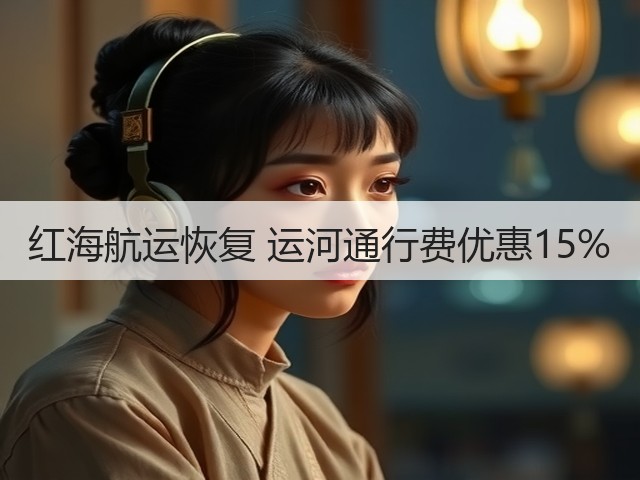 红海航运恢复 运河通行费优惠15%(图2) 红海航运恢复 运河通行费优惠15%(图2)