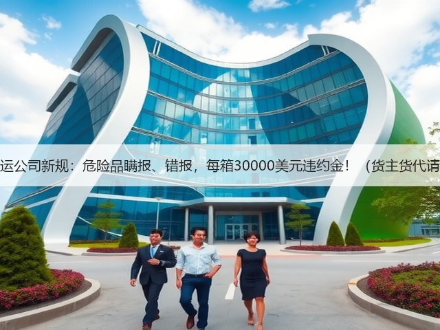 国际海运公司新规：危险品瞒报、错报，每箱30000美元违约金！（货主货代请注意）(图3)