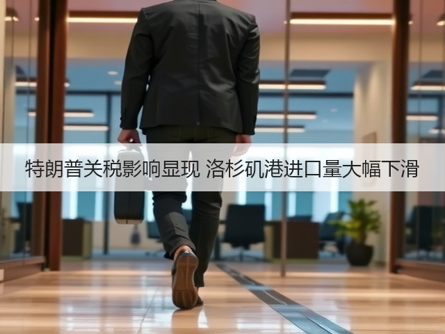 特朗普关税影响显现 洛杉矶港进口量大幅下滑(图1) 特朗普关税影响显现 洛杉矶港进口量大幅下滑(图1)