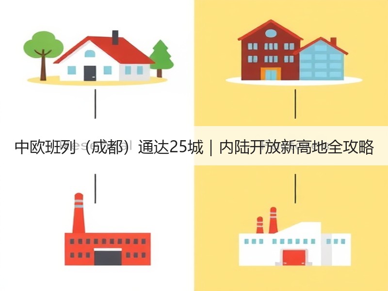 中欧班列(成都)通达25城|内陆开放新高地全攻略 中欧班列(成都)通达25城|内陆开放新高地全攻略