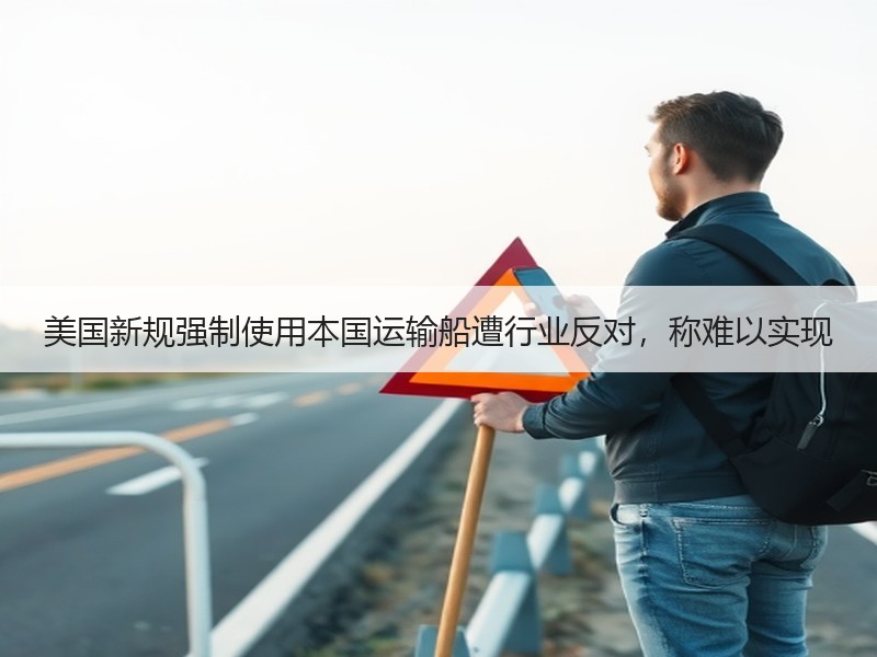 美国新规强制使用本国运输船遭行业反对，称难以实现