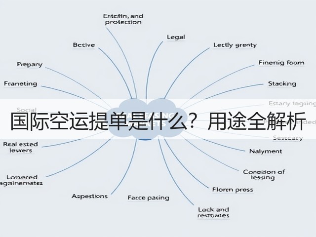国际空运提单是什么?用途全解析(图3) 国际空运提单是什么?用途全解析(图3)