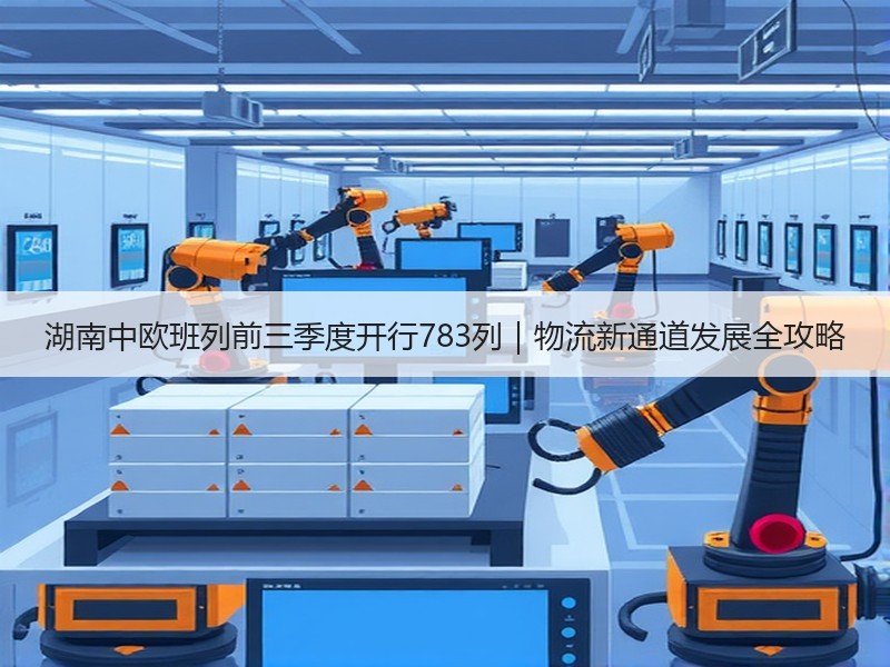 湖南中欧班列前三季度开行783列|物流新通道发展全攻略 湖南中欧班列前三季度开行783列|物流新通道发展全攻略