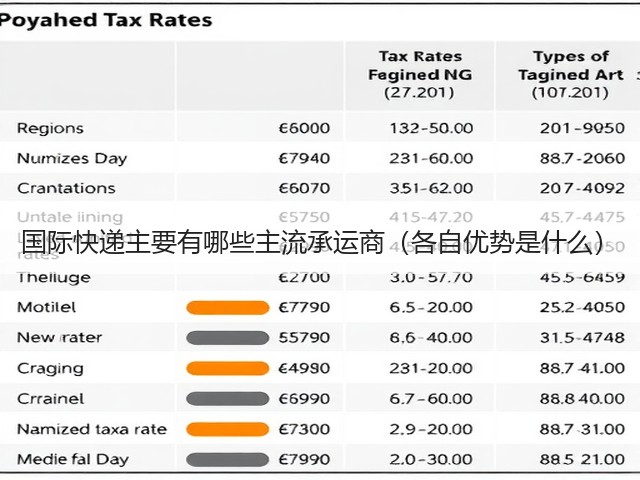 国际快递主要有哪些主流承运商(各自优势是什么)(图2) 国际快递主要有哪些主流承运商(各自优势是什么)(图2)