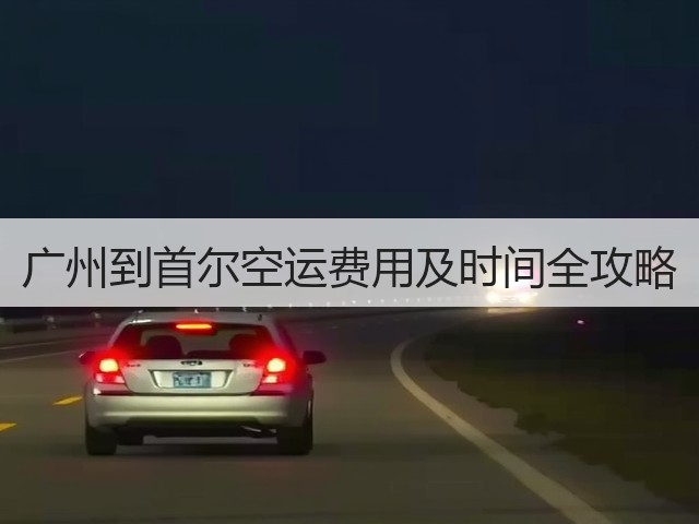 广州到首尔空运费用及时间全攻略(图3) 广州到首尔空运费用及时间全攻略(图3)