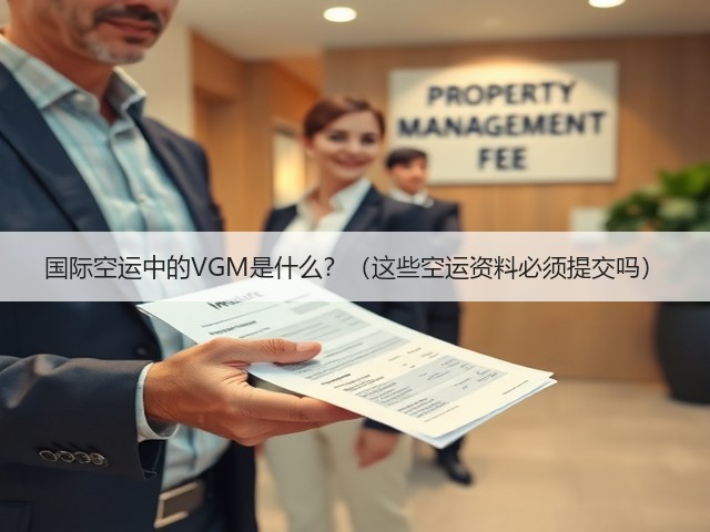 国际空运中的VGM是什么?(这些空运资料必须提交吗)(图2) 国际空运中的VGM是什么?(这些空运资料必须提交吗)(图2)
