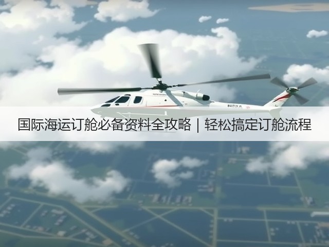 国际海运订舱必备资料全攻略|轻松搞定订舱流程(图2) 国际海运订舱必备资料全攻略|轻松搞定订舱流程(图2)
