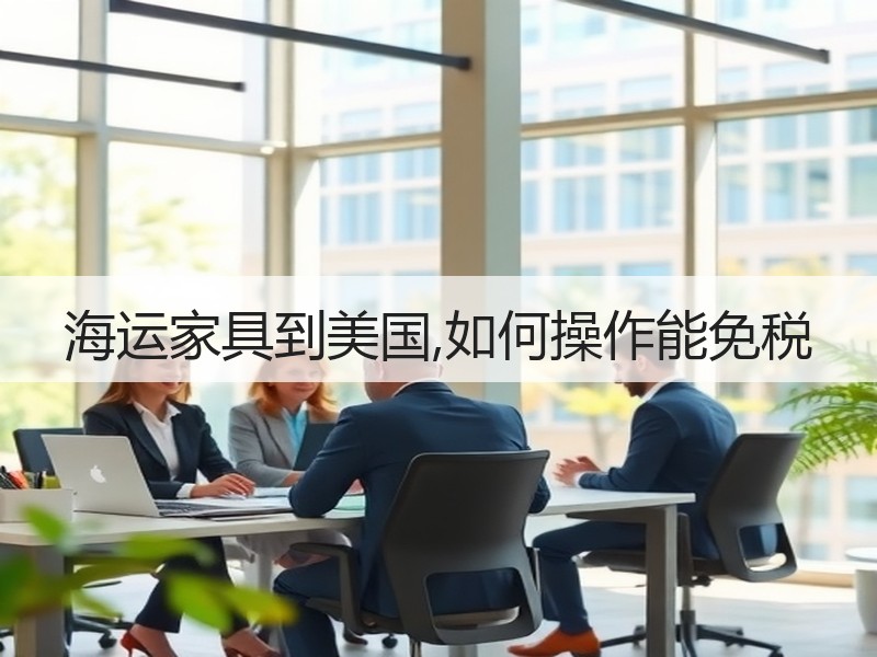海运家具到美国,如何操作能免税