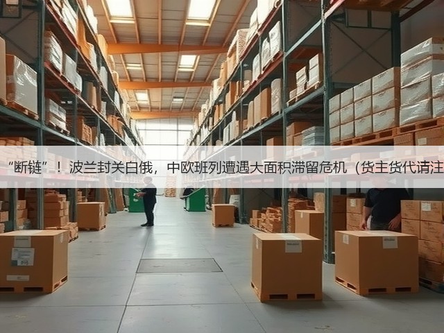 边境“断链”！波兰封关白俄，中欧班列遭遇大面积滞留危机（货主货代请注意）(图1)