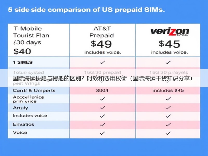 国际海运快船与慢船的区别？时效和费用权衡（国际海运干货知识分享）