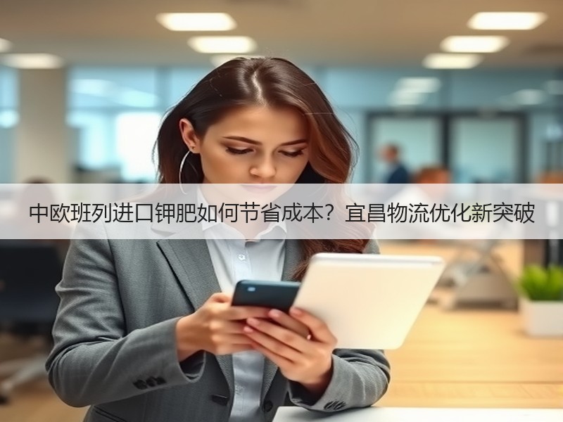 中欧班列进口钾肥如何节省成本？宜昌物流优化新突破