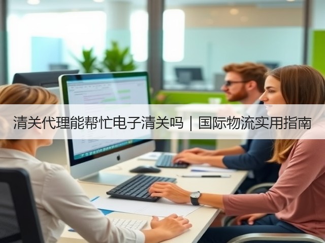 清关代理能帮忙电子清关吗｜国际物流实用指南(图3)