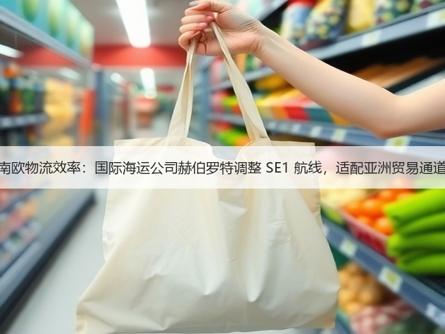 锚定南欧物流效率:国际海运公司赫伯罗特调整 SE1 航线,适配亚洲贸易通道需求(图1) 锚定南欧物流效率:国际海运公司赫伯罗特调整 SE1 航线,适配亚洲贸易通道需求(图1)