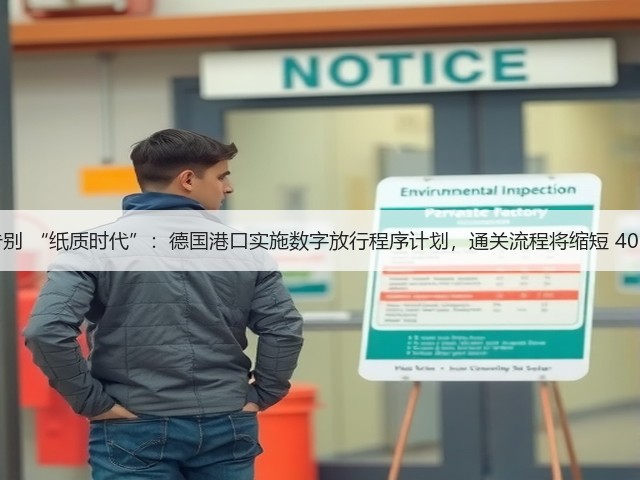 告别 “纸质时代”:德国港口实施数字放行程序计划,通关流程将缩短 40%(图3) 告别 “纸质时代”:德国港口实施数字放行程序计划,通关流程将缩短 40%(图3)
