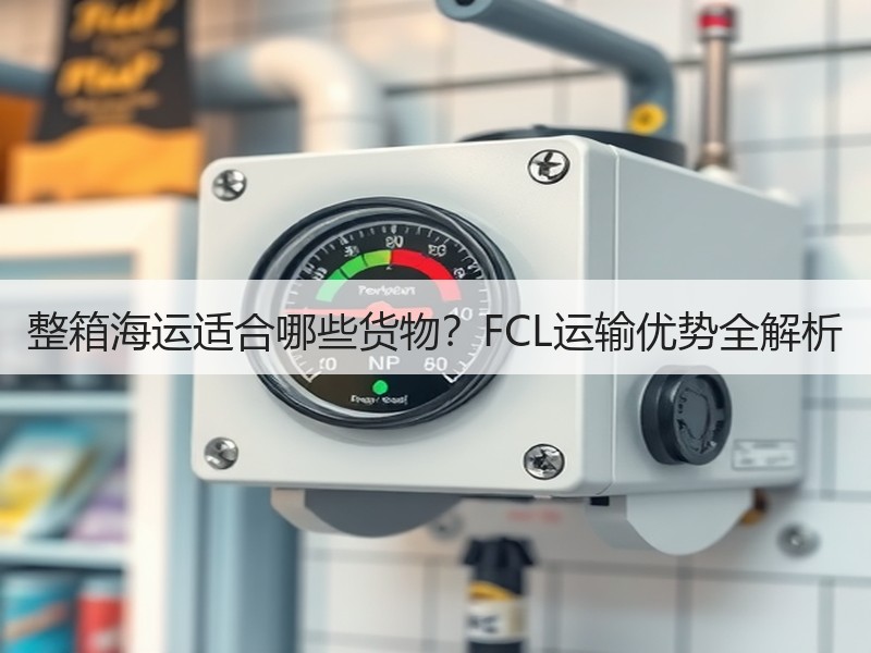 整箱海运适合哪些货物？FCL运输优势全解析