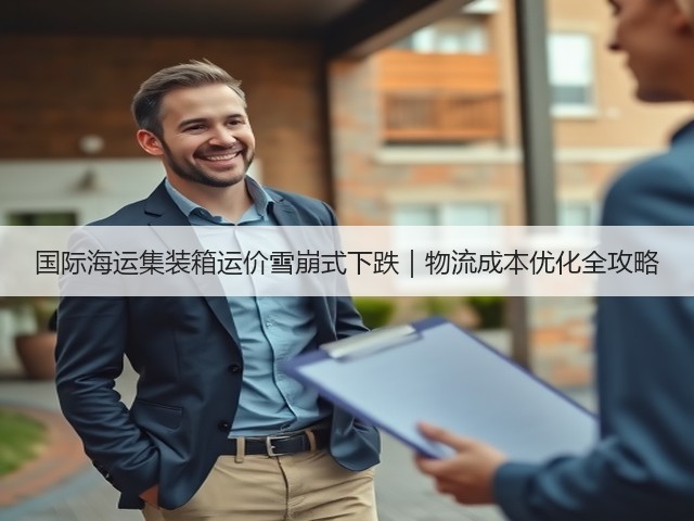 国际海运集装箱运价雪崩式下跌|物流成本优化全攻略(图2) 国际海运集装箱运价雪崩式下跌|物流成本优化全攻略(图2)