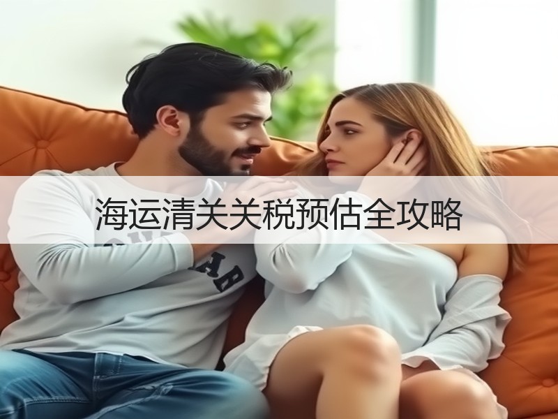 海运清关关税预估全攻略