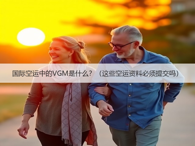 国际空运中的VGM是什么?(这些空运资料必须提交吗)(图3) 国际空运中的VGM是什么?(这些空运资料必须提交吗)(图3)