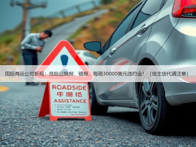 国际海运公司新规：危险品瞒报、错报，每箱30000美元违约金！（货主货代请注意）