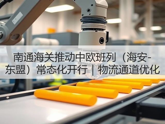 南通海关推动中欧班列(海安-东盟)常态化开行|物流通道优化(图2) 南通海关推动中欧班列(海安-东盟)常态化开行|物流通道优化(图2)