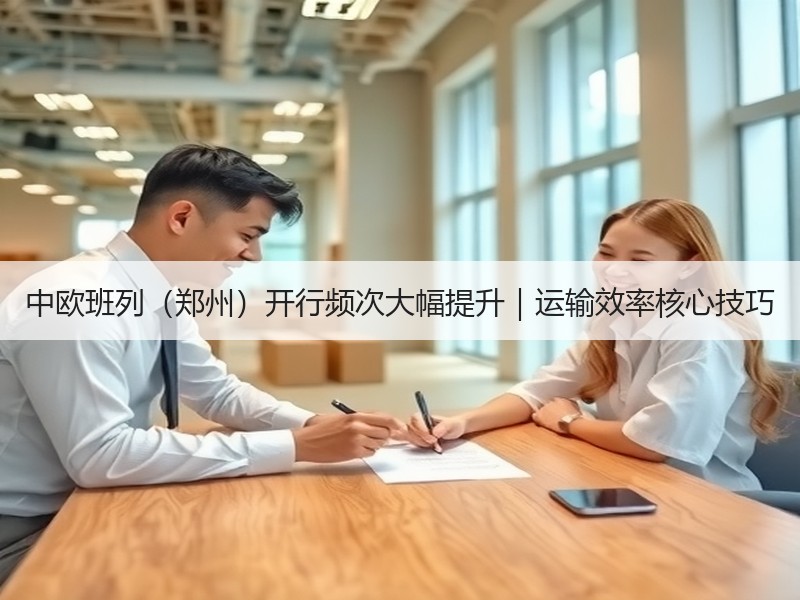 中欧班列(郑州)开行频次大幅提升|运输效率核心技巧 中欧班列(郑州)开行频次大幅提升|运输效率核心技巧