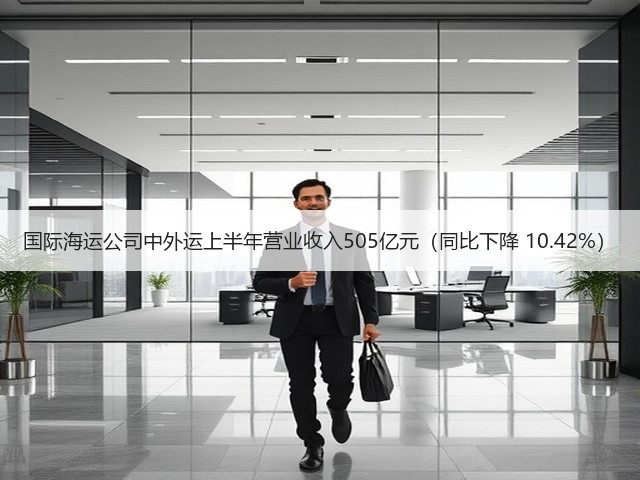 国际海运公司中外运上半年营业收入505亿元(同比下降 10.42%)(图3) 国际海运公司中外运上半年营业收入505亿元(同比下降 10.42%)(图3)
