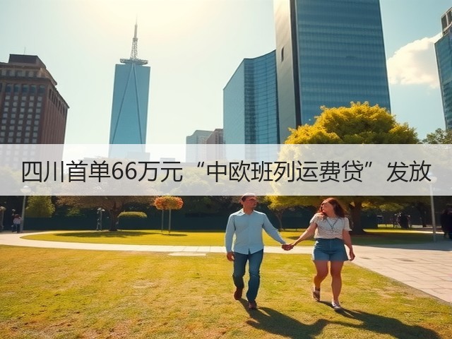 四川首单66万元“中欧班列运费贷”发放(图1) 四川首单66万元“中欧班列运费贷”发放(图1)