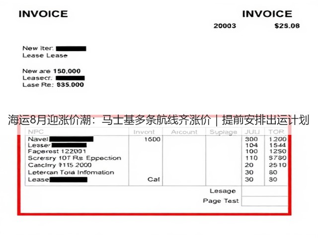 海运8月迎涨价潮:马士基多条航线齐涨价|提前安排出运计划(图1) 海运8月迎涨价潮:马士基多条航线齐涨价|提前安排出运计划(图1)