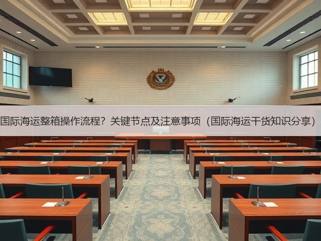 国际海运整箱操作流程?关键节点及注意事项(国际海运干货知识分享)(图1) 国际海运整箱操作流程?关键节点及注意事项(国际海运干货知识分享)(图1)